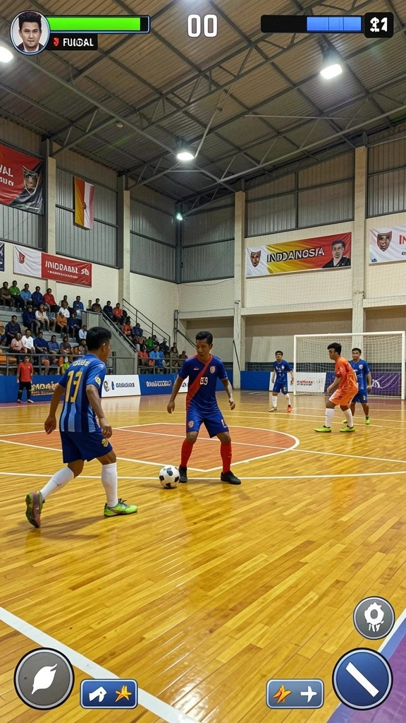Tampilan awal game yang menarik dengan karakter utama.
