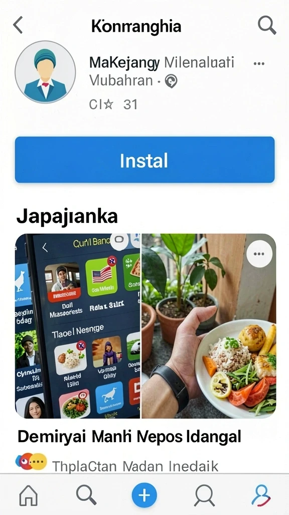 Tampilan utama aplikasi BIGWIN189 yang menarik.