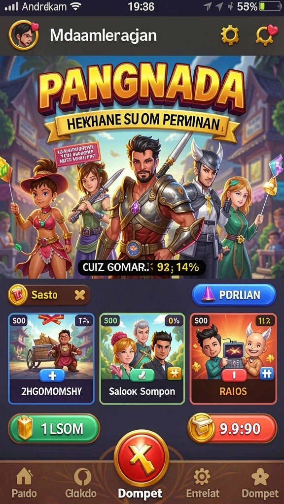 Mode permainan yang bervariasi dan seru.