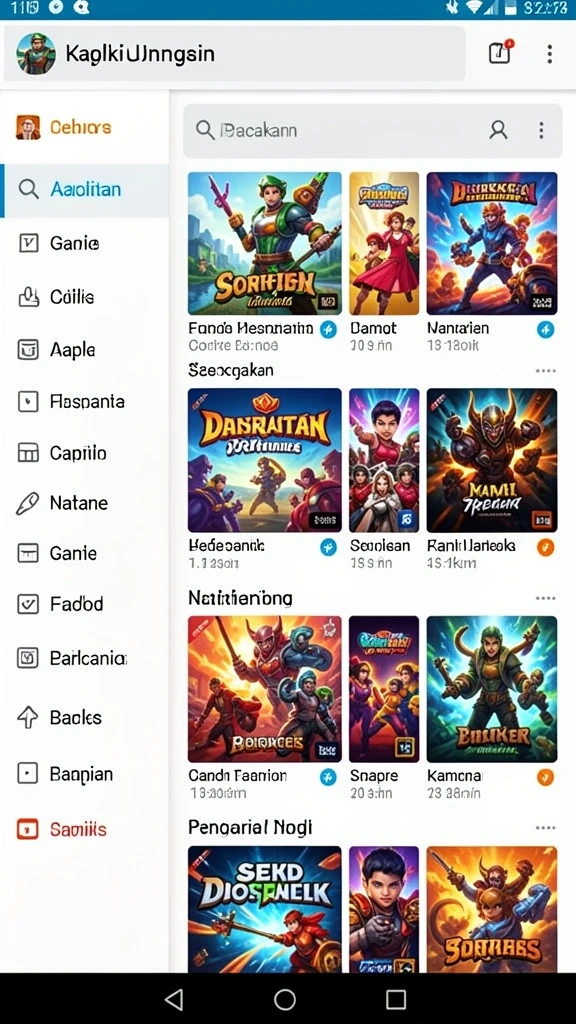 Karakter utama yang siap berpetualang.