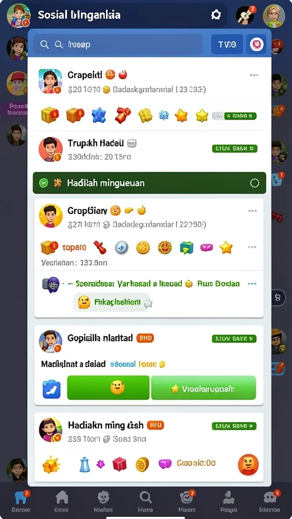 Fitur leaderboard yang menambah keseruan kompetisi.