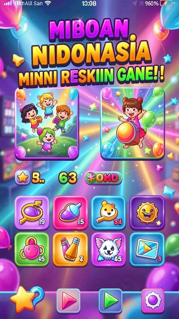 Screenshot menampilkan aksi seru karakter dalam permainan.