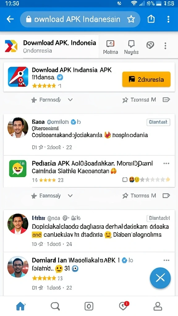 Tampilan awal aplikasi yang menarik.