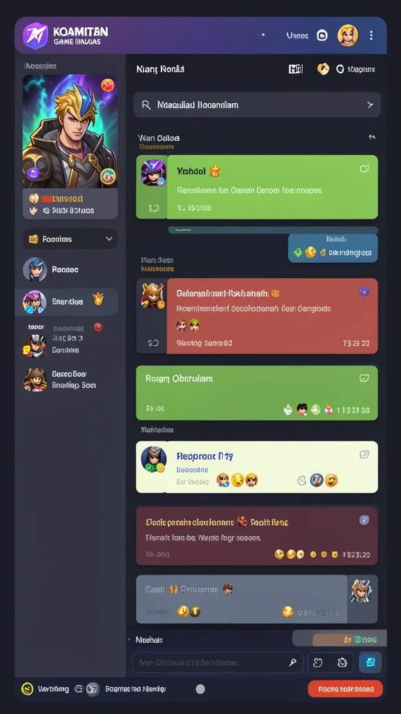 Tampilan awal game yang memukau dan interaktif.