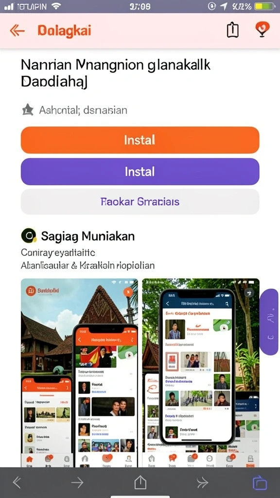 Tampilan antarmuka yang bersih dan menarik.