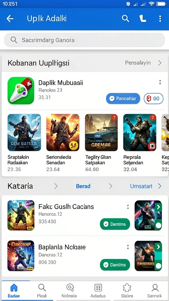 Screenshot ketiga memperlihatkan momen seru dalam kompetisi multiplayer.