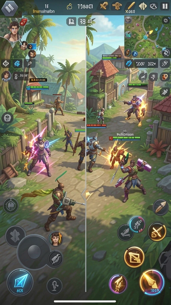 Screenshot kedua menampilkan mode permainan seru yang dapat dipilih.