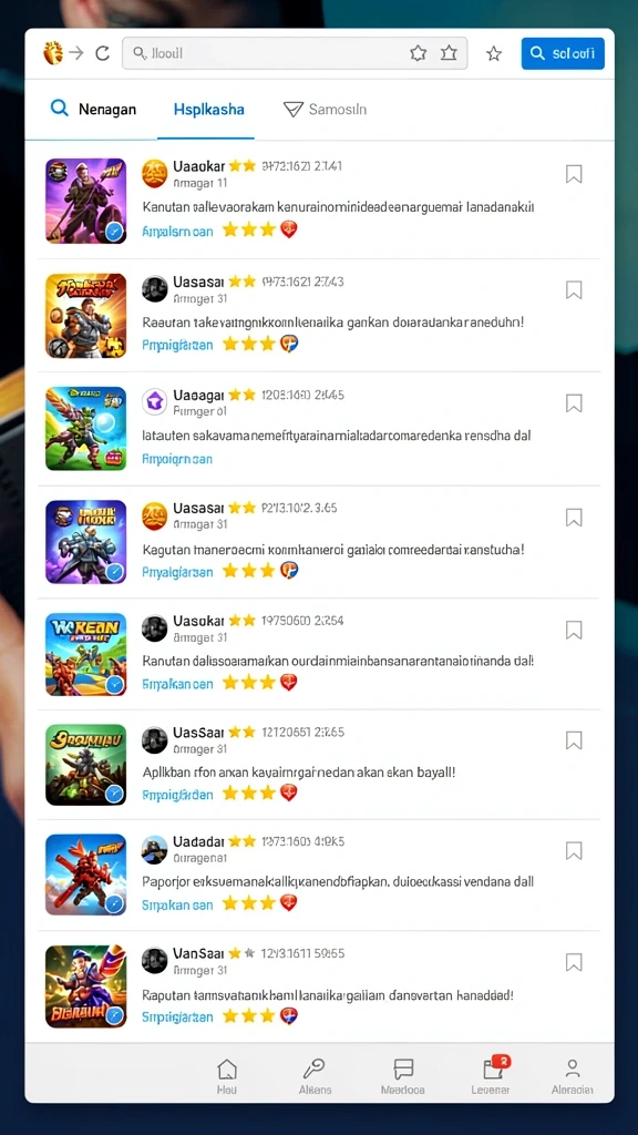 Fitur pembaruan aplikasi yang menarik.
