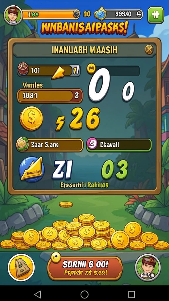 Penghargaan dan bonus yang bisa dikumpulkan di dalam permainan.