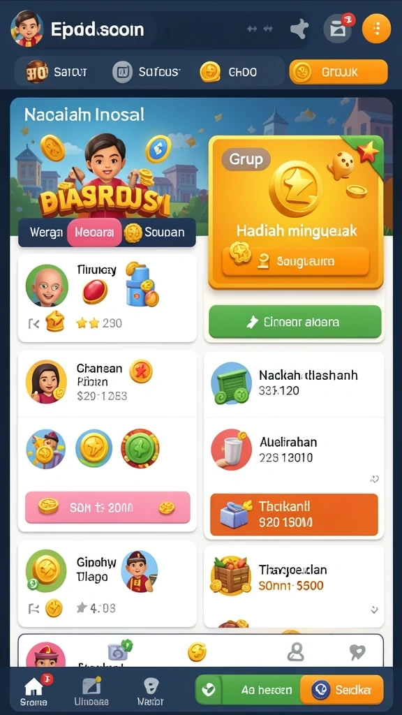 Tampilan antarmuka yang menarik dan mudah digunakan.