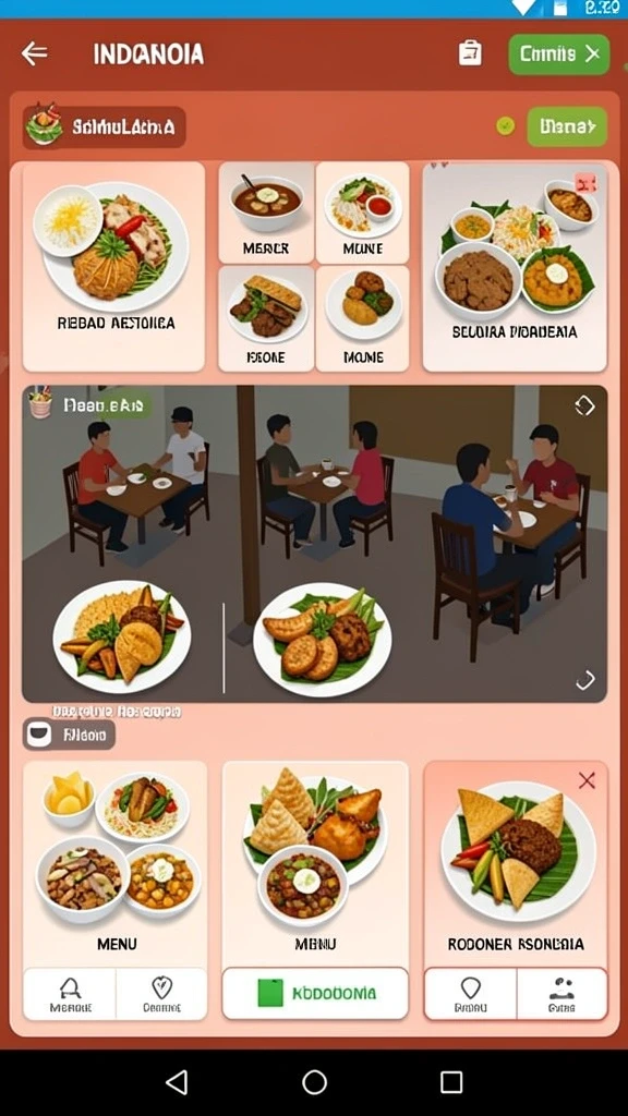 Karakter unik dengan desain yang kreatif dan menarik.