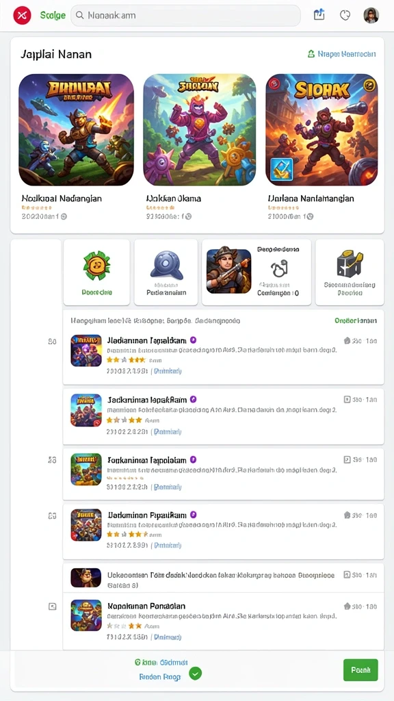 Beragam permainan slot dengan grafis yang menawan.