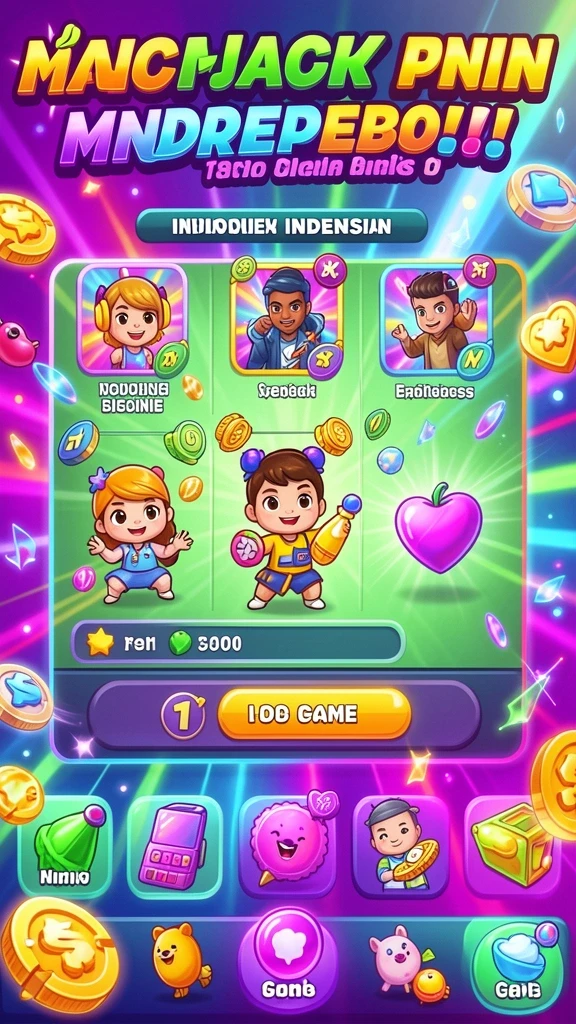 Beragam permainan menarik dengan grafik memukau.