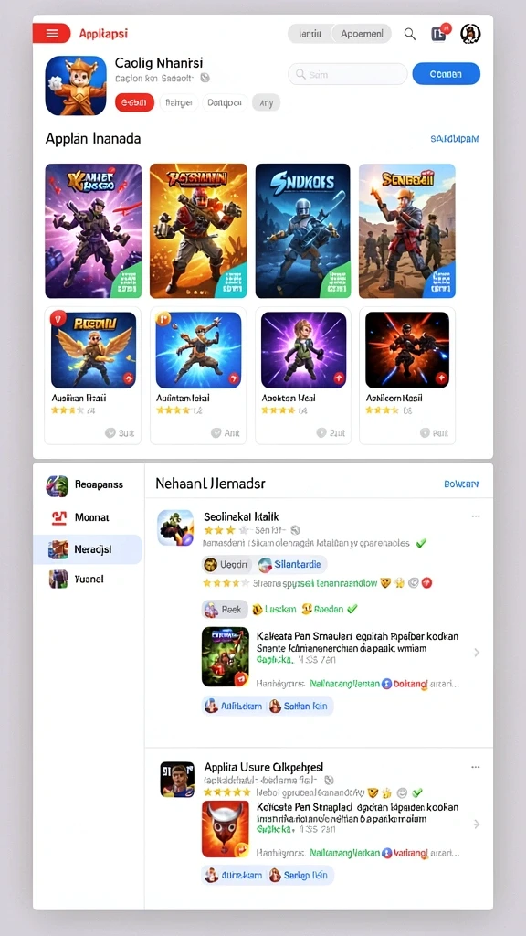 Karakter-karakter unik dalam game.