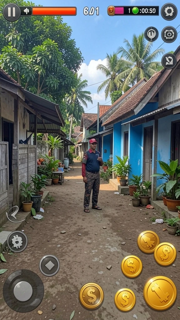 Momen seru dalam mode multiplayer dengan teman.