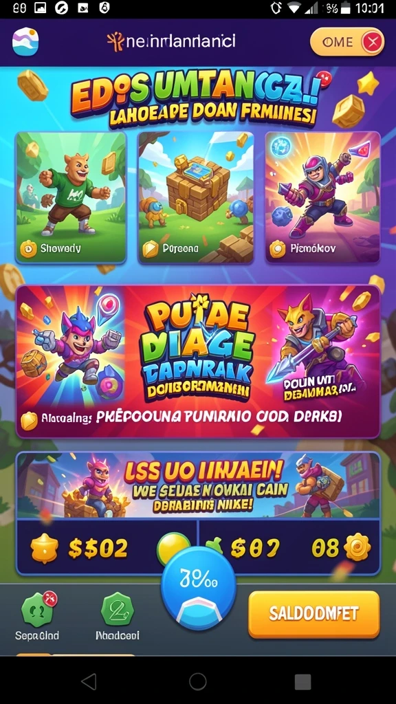 Kompetisi seru dengan pemain lain secara online.