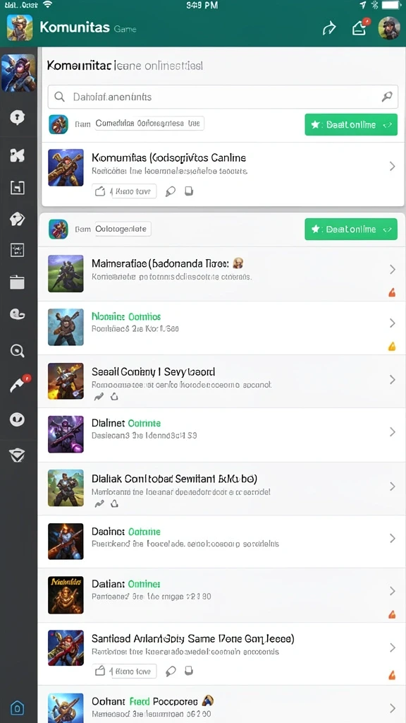 Screenshot memperlihatkan mode permainan yang beragam dan menantang.