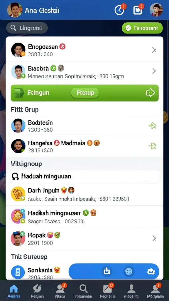 Komunitas aktif dengan banyak interaksi.