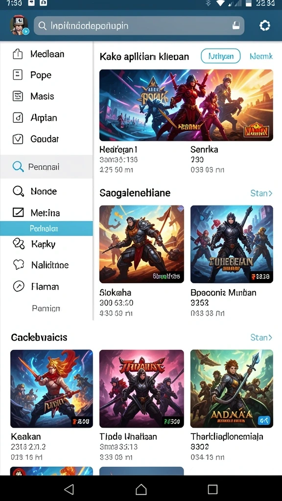 Berbagai karakter unik yang dapat dipilih untuk bermain.