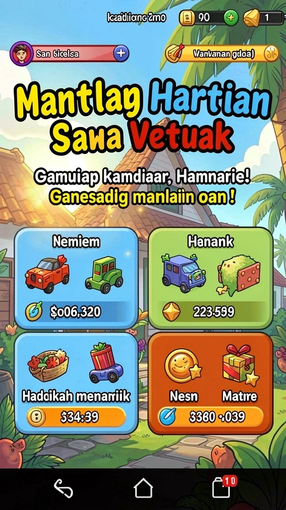 Berbagai permainan yang seru untuk semua usia.
