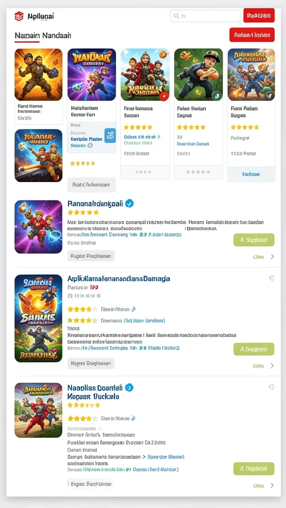 Tampilan awal permainan dengan dunia fantastis.