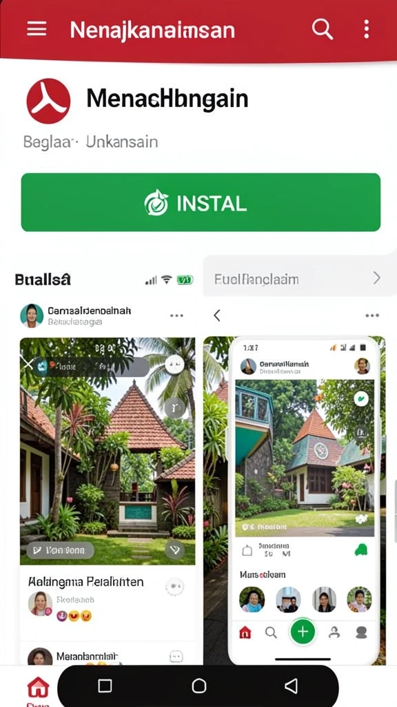 Tampilan antarmuka yang ramah pengguna.