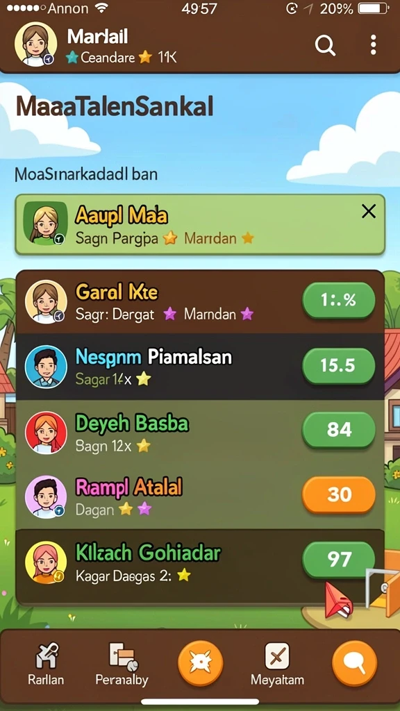 Tampilan antarmuka yang bersih dan modern.